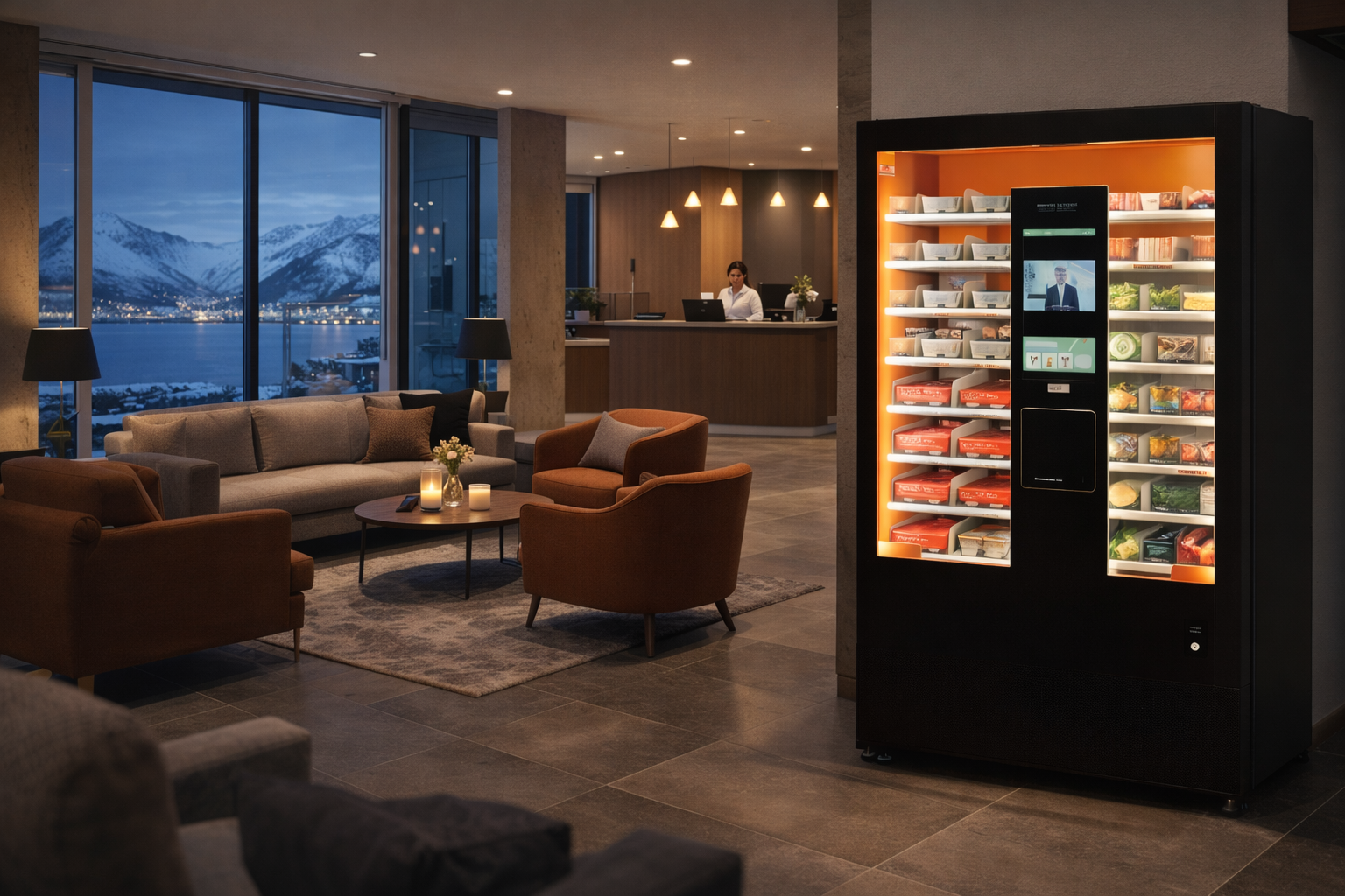NORVEND HOT&COLD  vending machine hotell norge