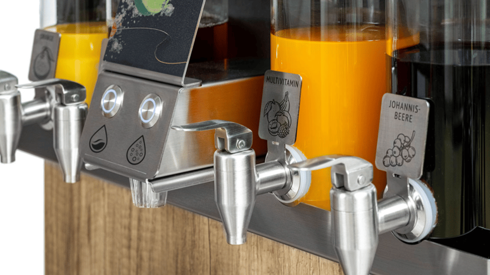 Juicedispensere gir hydrering_utvalg av juicer