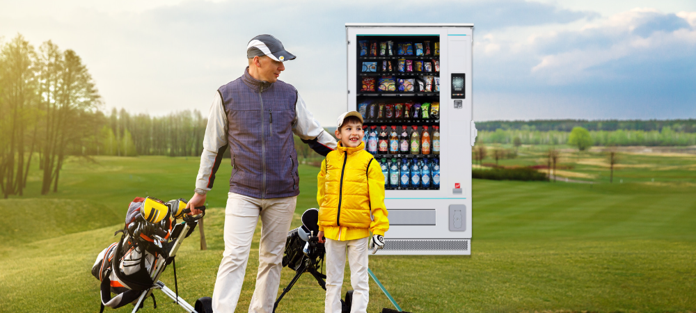 Vending på en golfbane