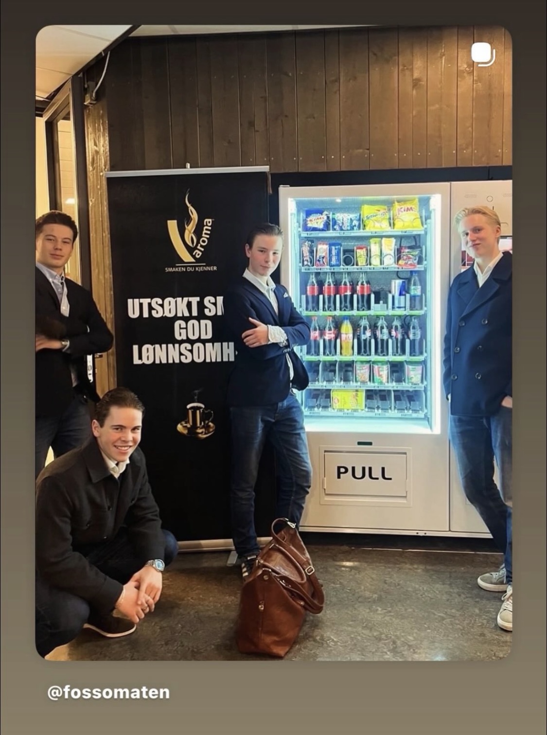 fossomaten er på besøk