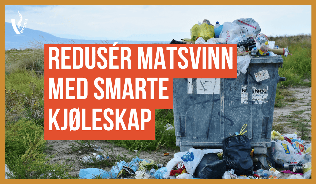 Smart kjøleskap med ferskvarer