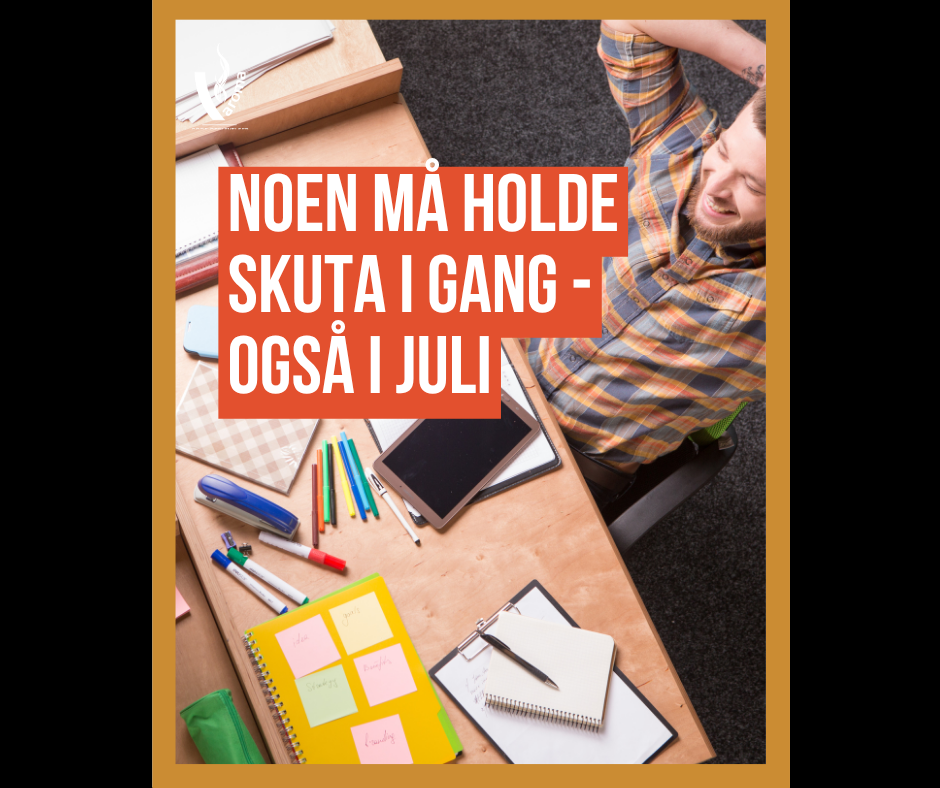 ansatt alene på et kontor